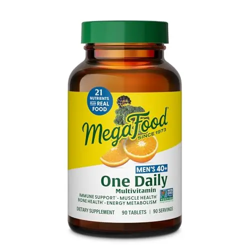 MegaFood Men's 40+ One Daily Multivitamin bottle