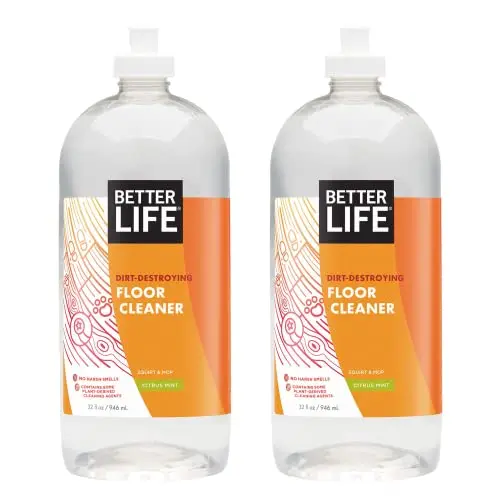 Better Life Floor Cleaner bottle with citrus mint scent