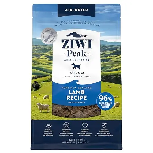 ZIWI Peak air-dried dog food bag with lamb formula