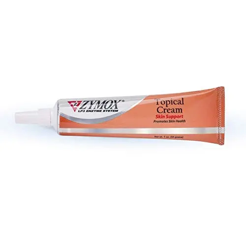 Zymox topical cream for cat skin irritations and hot spots