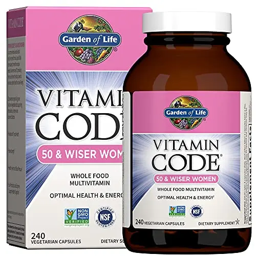 Garden of Life Vitamin Code Women 50+ multivitamin capsules