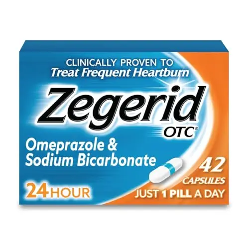Zegerid OTC omeprazole and sodium bicarbonate capsules for heartburn