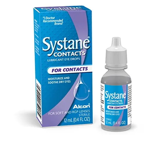 Systane Contacts Lubricant Eye Drops for soothing dry eyes