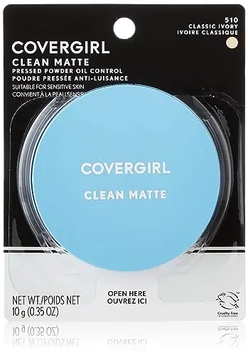 COVERGIRL Clean Matte Pressed Powder compact
