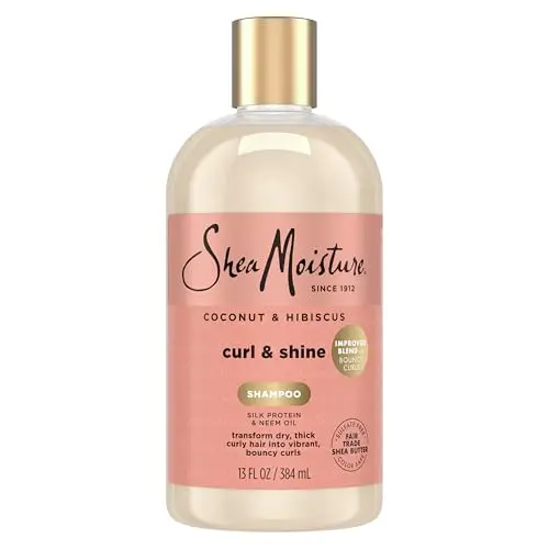 SheaMoisture Curl and Shine Coconut Shampoo bottle