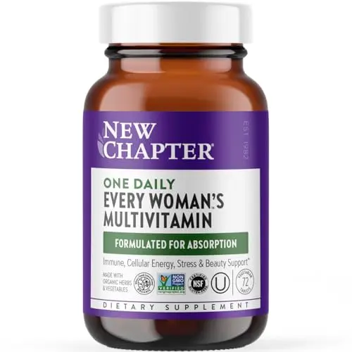 New Chapter Women's Multivitamin bottle and caplets