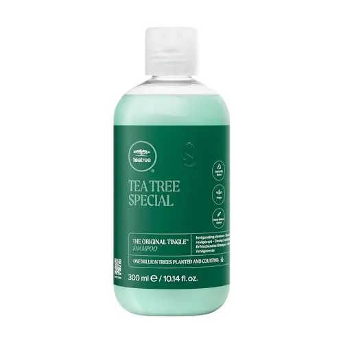 Tea Tree Special Shampoo bottle with invigorating blend