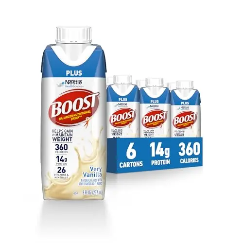 BOOST Plus nutritional drink bottles