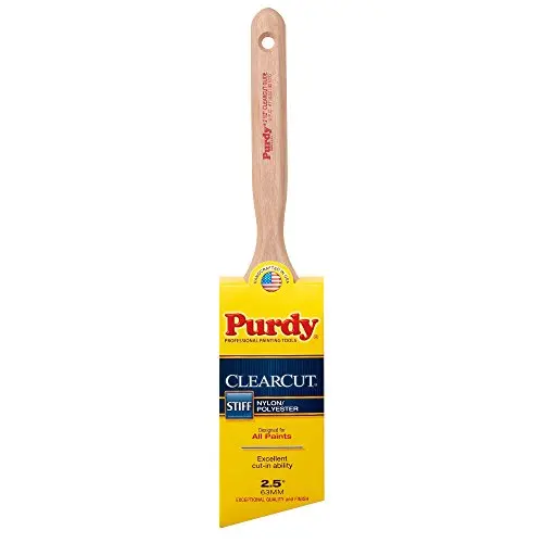 Purdy Clearcut Angular Trim Paint Brush with stiff bristles and wooden handle