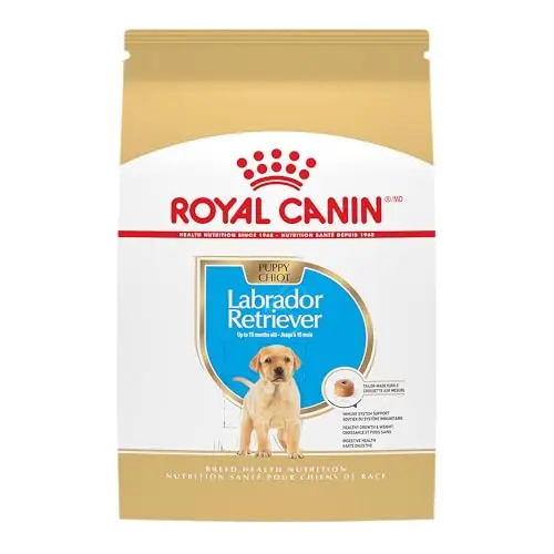Royal Canin Labrador Retriever puppy dry dog food bag