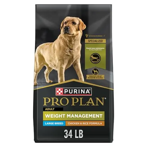 Purina Pro Plan Large Breed Weight Management dry dog food bag