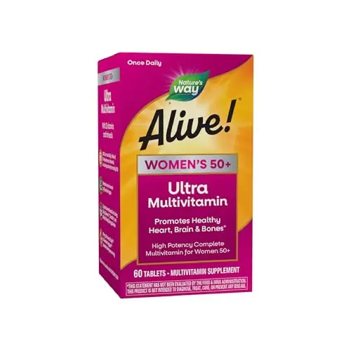 Nature's Way Alive! Women's 50 Plus multivitamin with methylated B12