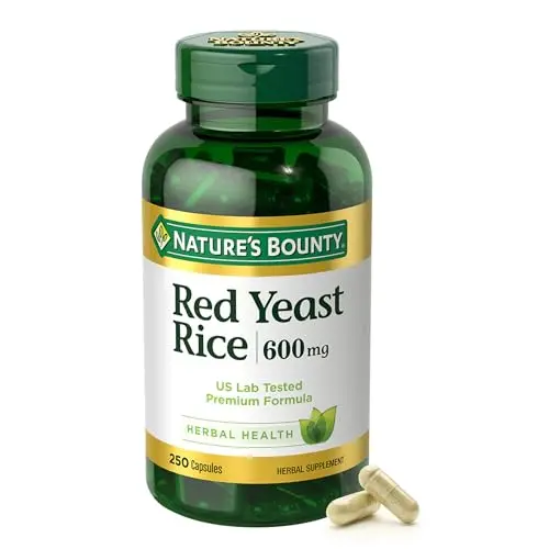 Nature's Bounty red yeast rice supplement bottle