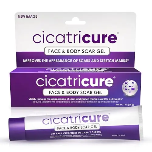 Cicatricure Advanced Scar Gel tube for facial scar treatment