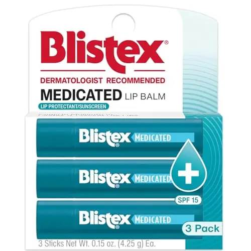 Blistex Medicated Lip Balm tube with SPF 15