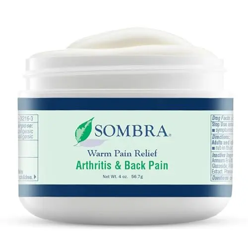Sombra Warm Pain Relief Gel jar for arthritis and knee pain