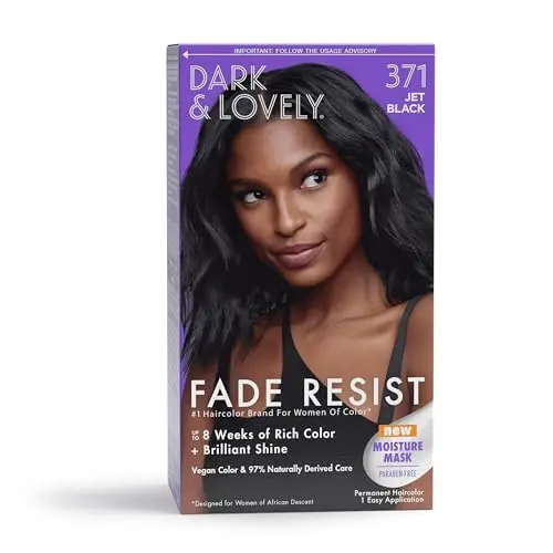 SoftSheen-Carson Dark and Lovely Jet Black hair dye bottle