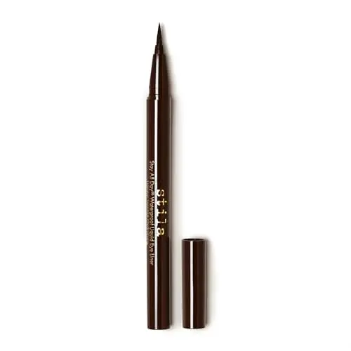 Stila Stay All Day Waterproof Liquid Eyeliner in dark brown shade