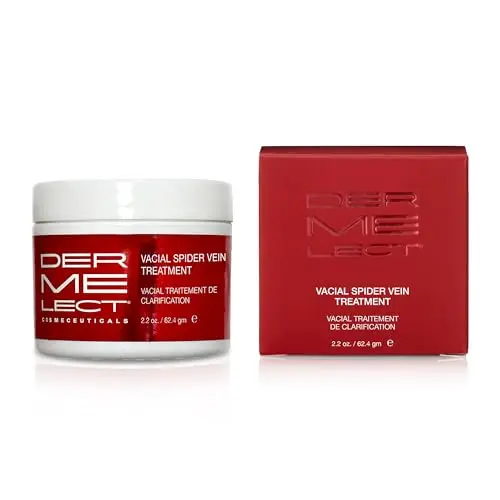 Dermelect Vacial Spider Vein Treatment cream jar