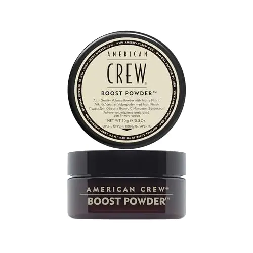 American Crew Men's Hair Boost Powder puck container