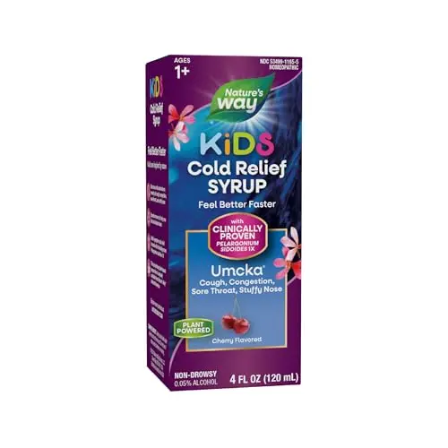 Nature's Way Umcka cold relief syrup for kids