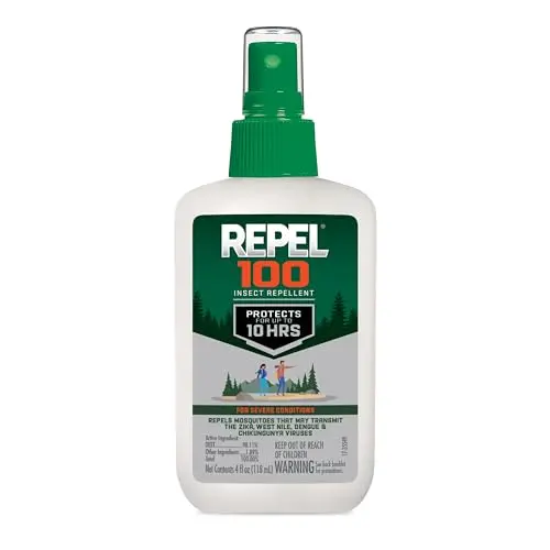 Repel 100 DEET insect repellent pump spray bottle