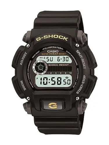Casio G-SHOCK DW9052 black digital watch with rugged case