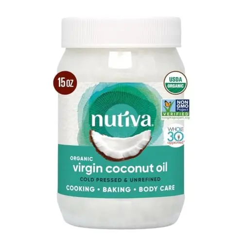 Nutiva Organic Coconut Oil jar