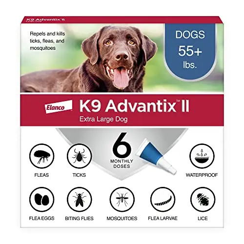K9 Advantix II flea and tick treatment for large dogs