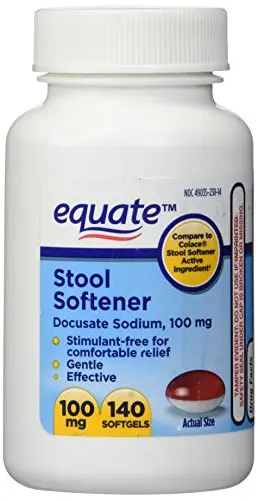 Equate stool softener capsules comparable to Colace