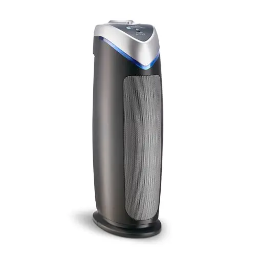 GermGuardian tower air purifier in black finish
