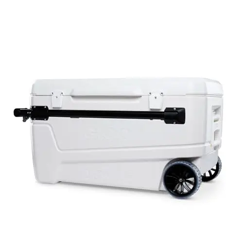Igloo MaxCold Glide 110 quart rolling cooler with wheels