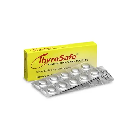ThyroSafe potassium iodide radiation protection tablets