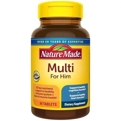 Nature Made Multivitamin for Him bottle