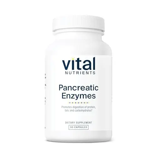 Vital Nutrients Pancreatic Enzymes supplement bottle