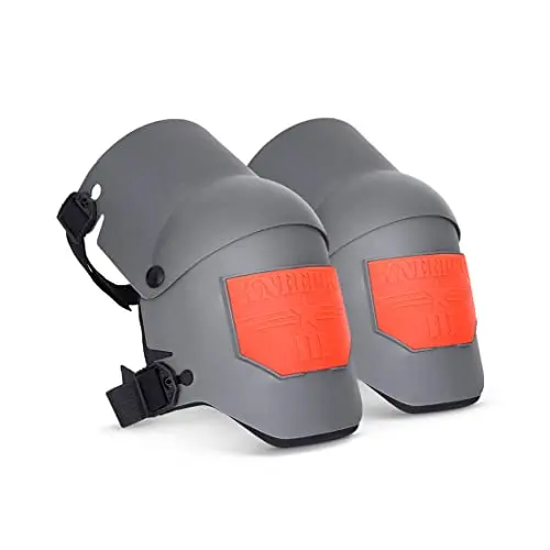 Sellstrom KneePro knee pads in orange and gray design