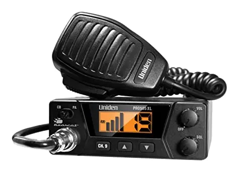 Uniden PRO505XL compact black CB radio