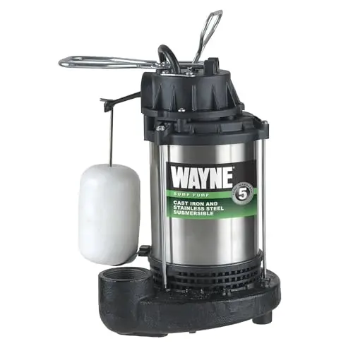 Wayne CDU1000 1 HP stainless steel sump pump for heavy duty use