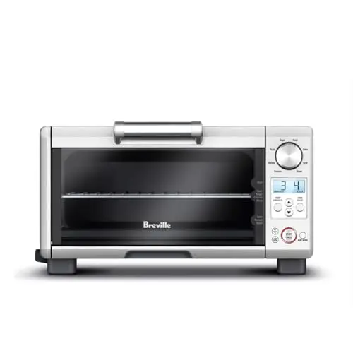 Breville Mini Smart Countertop Oven and Toaster Oven in brushed stainless steel