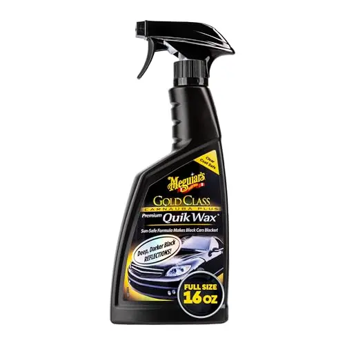 Meguiar's Gold Class Carnauba Quik Wax spray bottle