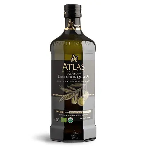 Atlas organic cold pressed extra virgin olive oil from Morocco