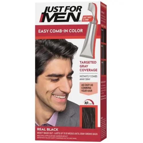 Just For Men Easy Comb-In Color hair dye with comb applicator
