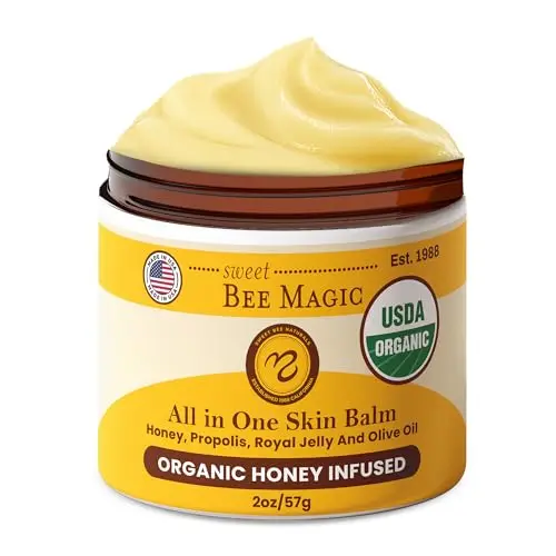 Sweet Bee Magic All In One Healing Organic Balm jar