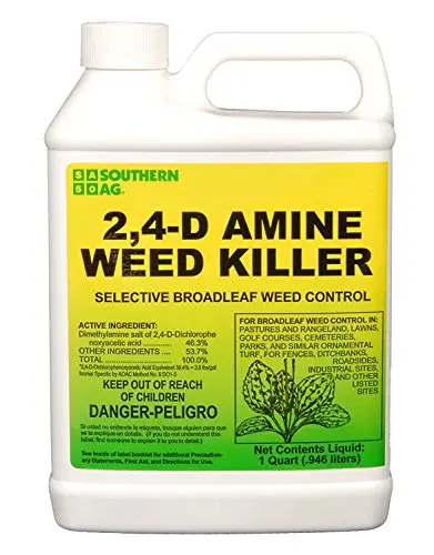 Southern Ag Amine 2,4-D Weed Killer 32-ounce bottle