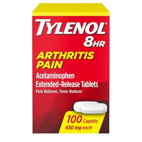 Tylenol arthritis pain relief caplets bottle