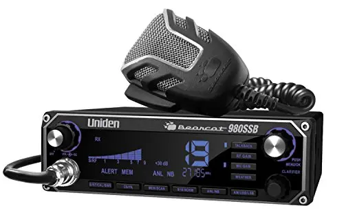 Uniden BEARCAT 980 CB radio with large digital display