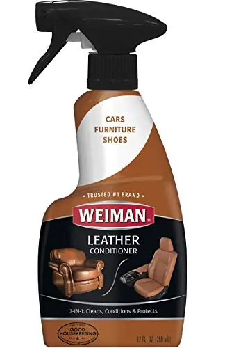 Weiman leather cleaner and conditioner for furniture with UV protection
