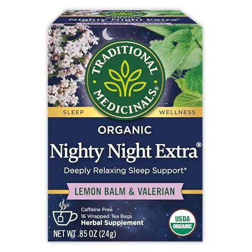 Traditional Medicinals Nighty Night Extra tea box