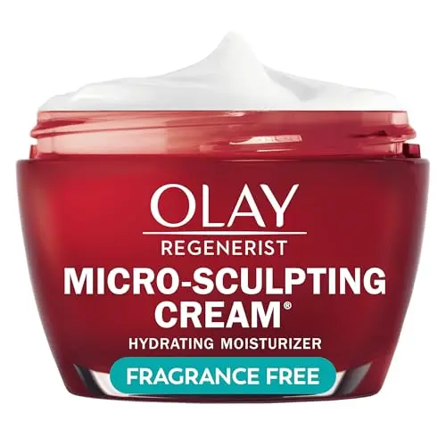Olay Regenerist Micro-Sculpting Cream jar for anti-aging