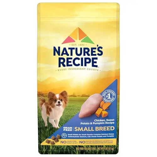 Nature's Recipe grain free small breed dog food bag